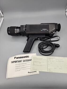 Panasonic Video Camera WV-3060 W/ Attached Cable & front wired lens and more.